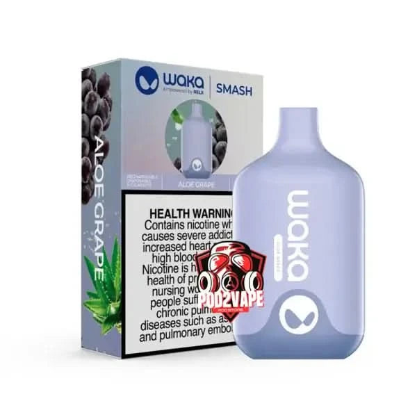 Relx waka smash 6000 puffs aloe grape