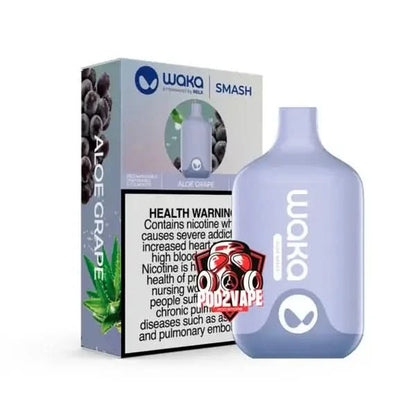 Relx waka smash 6000 puffs aloe grape