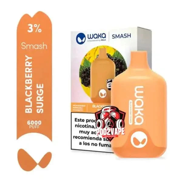 Relx waka smash 6000 puffs blackberry surge