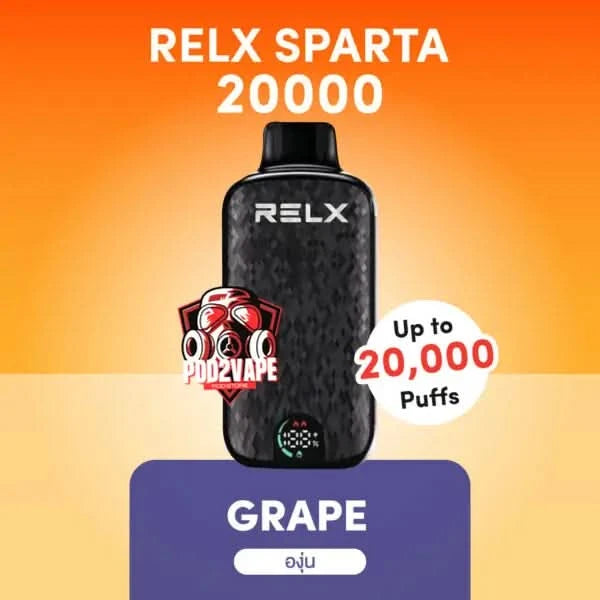 Relx sparta 20000 puffs grape