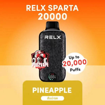 Relx sparta 20000 puffs pineapple