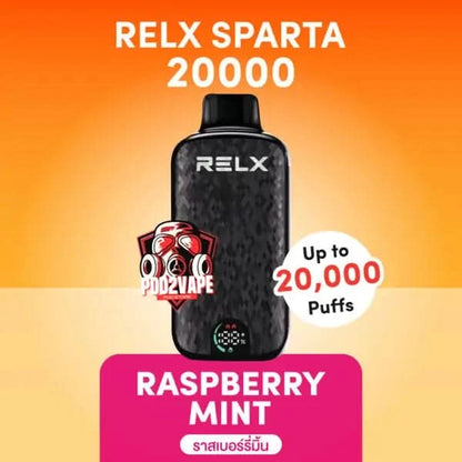 Relx sparta 20000 puffs raspberry mint