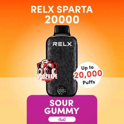 Relx sparta 20000 puffs sour gummy