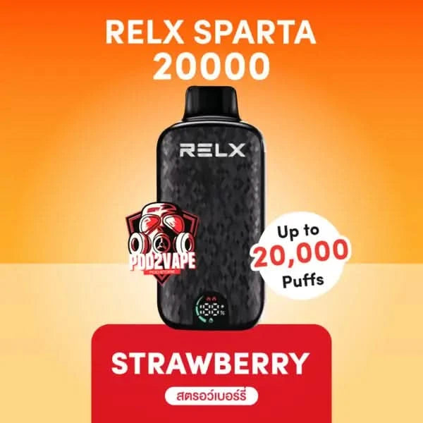 Relx sparta 20000 puffs strawberry
