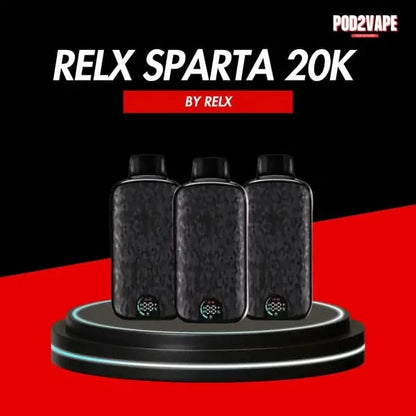 Relx sparta 20000 puffs พอตใช้แล้วทิ้ง แบรนด์ดังยอดนิยม มาตรฐานดีเยี่ยม