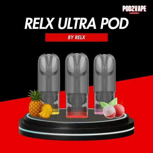 หัว Relx ultra pod รุ่นใหม่ จุน้ำยา 2.5ml จุใจ สูบได้ยาวนาน