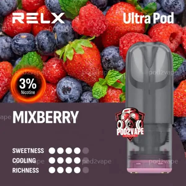 หัว Relx ultra mixberry nic30