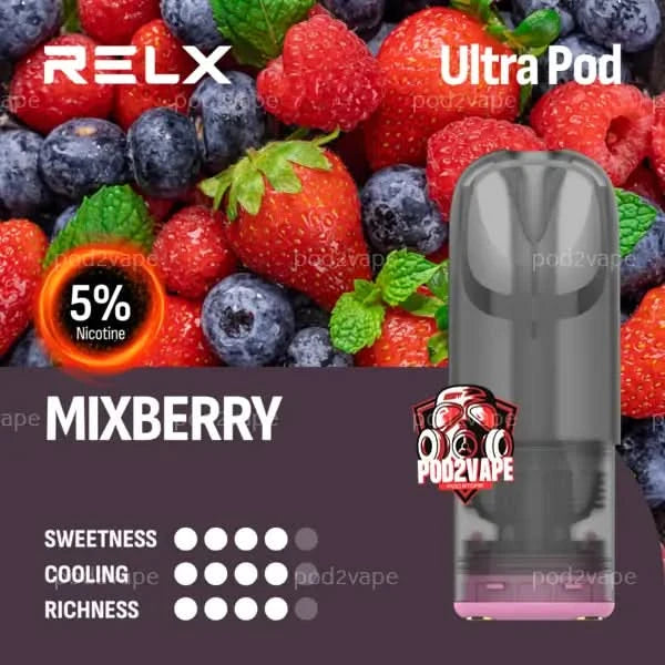 หัว Relx ultra mixberry nic50