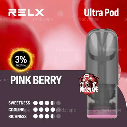 หัว Relx ultra pink berry nic30