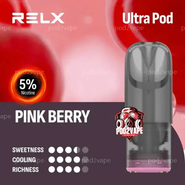 หัว Relx ultra pink berry nic50