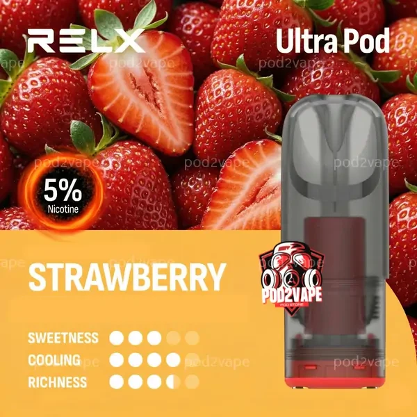 หัว Relx ultra strawberry nic50