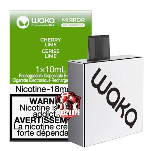 Relx waka mirror 4500 puffs cherry lime