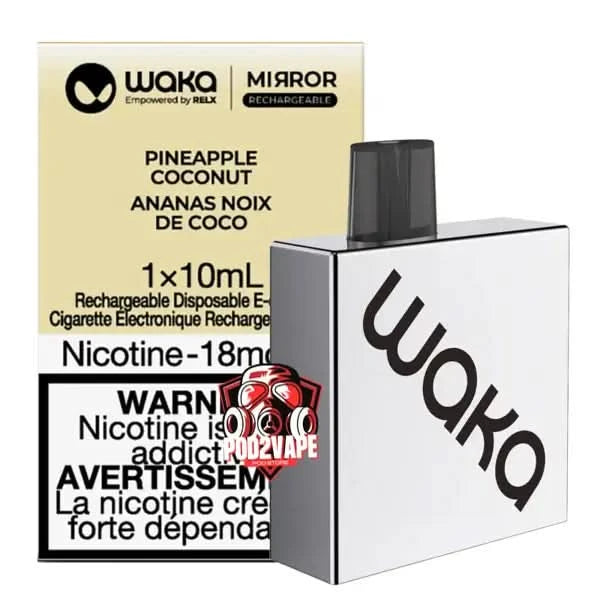 Relx waka mirror 4500 puffs pineapple coconut