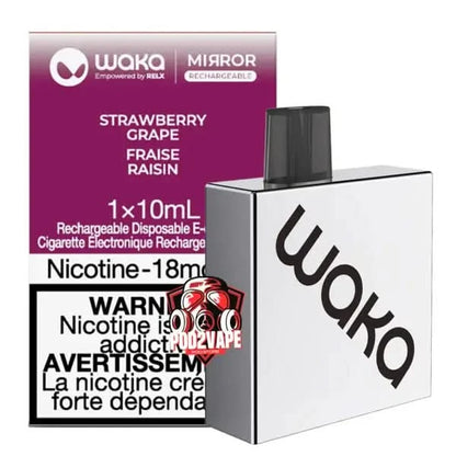 Relx waka mirror 4500 puffs strawberry grape