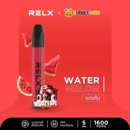 Relx x bubblemon 1600 puffs watermelon