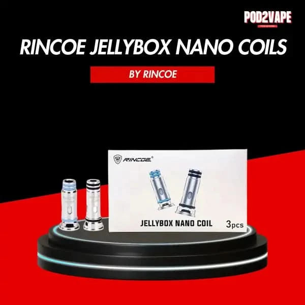 คอยล์ Rincoe jellybox nano coils กล่องนึงมี 3 ชิ้น มี 2 ค่าโอมห์ให้เลือก 0.5/1.0 Ohm