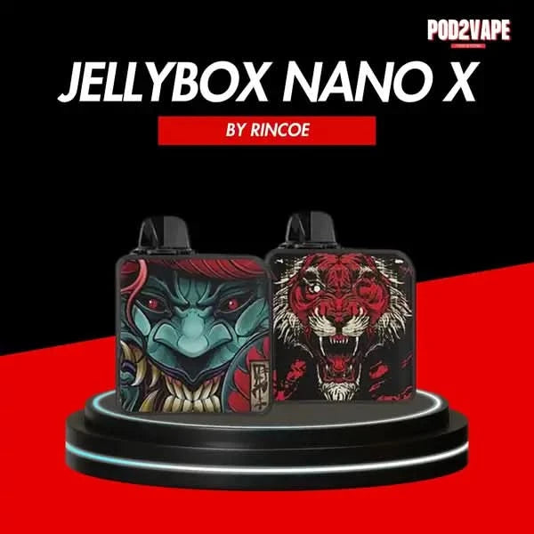 Rincoe jellybox nano x kit พอตไฟฟ้า ลวดลายวินเทจสวยงาม