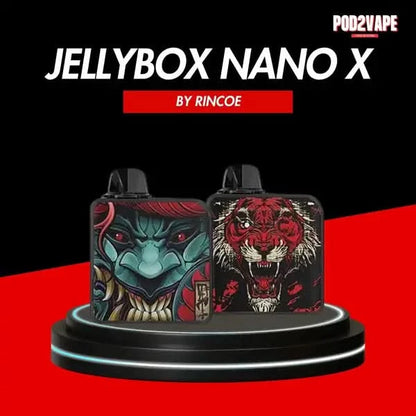 Rincoe jellybox nano x kit พอตไฟฟ้า ลวดลายวินเทจสวยงาม