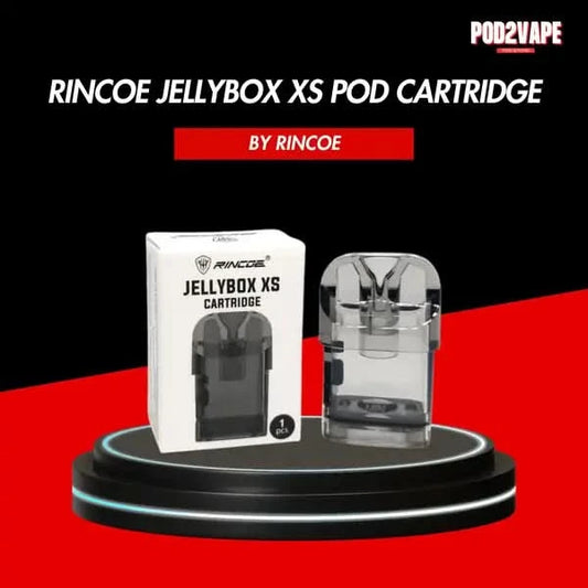 หัวเปล่า Rincoe jellybox xs pod cartridge ใช้งานง่าย ใช้ร่วมกับคอยล์ jelly nano