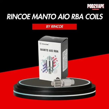 Rincoe manto aio rba coil คอยล์โมสำหรับคนชอบทำเอง กำหนดรสชาติเอง สำหรับบุหรี่ไฟฟ้า Manto