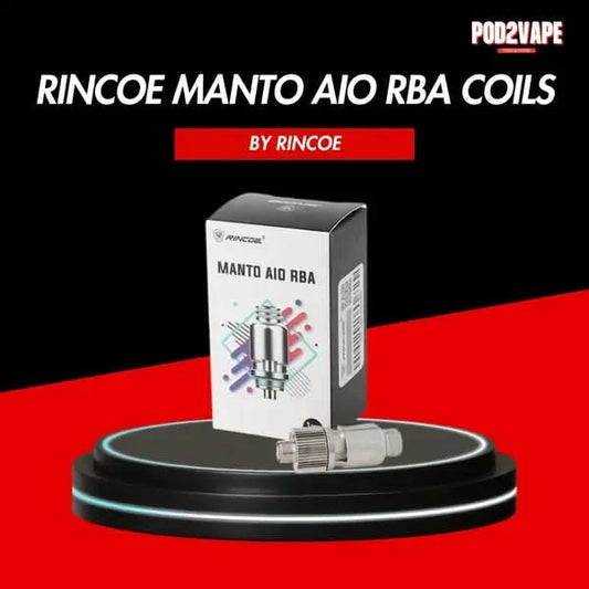 Rincoe manto aio rba coil คอยล์โมสำหรับคนชอบทำเอง กำหนดรสชาติเอง สำหรับบุหรี่ไฟฟ้า Manto