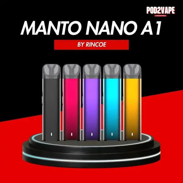 Rincoe manto nano a1 kit พอตไฟฟ้าทรงยาว รีดกลิ่นน้ำยาได้ดีเยี่ยม