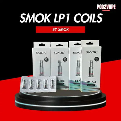 คอยล์ Smok Lp1 coils มี 3 ค่าโอมห์ให้เลือก ในกล่องมี 5 ชิ้น ของแท้จากร้าน Pod2vape
