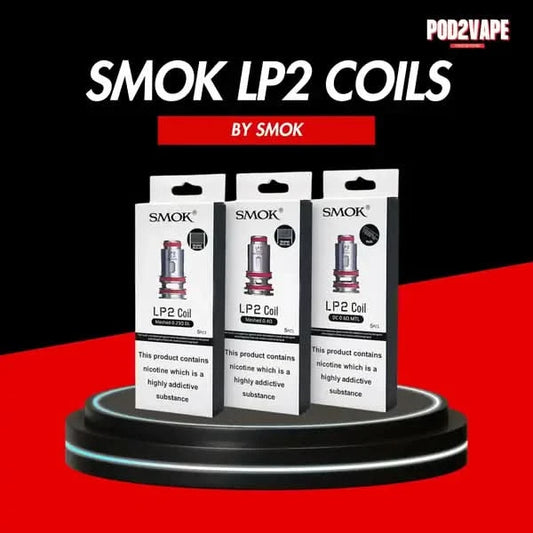 คอยล์ Smok lp2 coils มี 5 ตัวใน 1 กล่อง มาพร้อมค่าโอมห์ 0.23/0.4/0.6