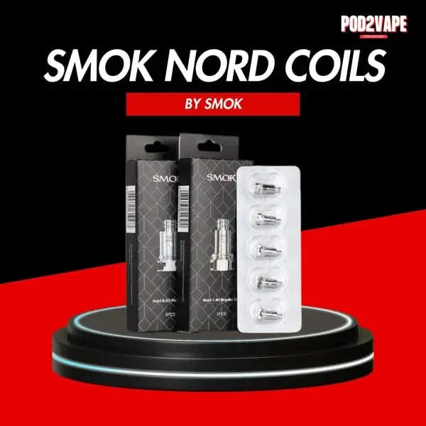 คอยล์ Smok nord coils มี 3 ค่าโอมห์ 0.6/0.8/1.4 ให้เลือกใช้งานตามความเหมาะสม