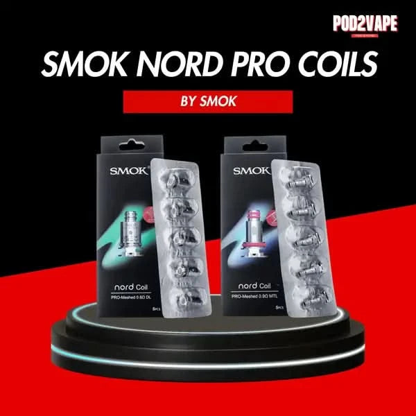 คอยล์ smok nord pro coils มี 2 ค่าโอมห์ 0.6/0.9 Ohm กล่องมี 5 ชิ้น