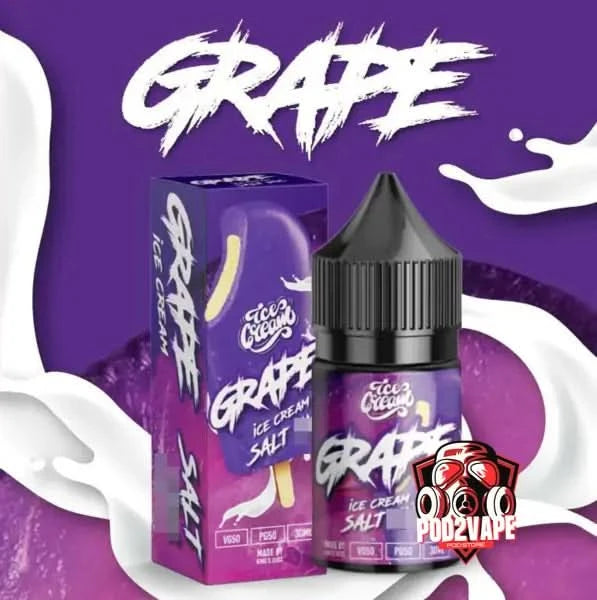 Solero ice cream salt nic grape