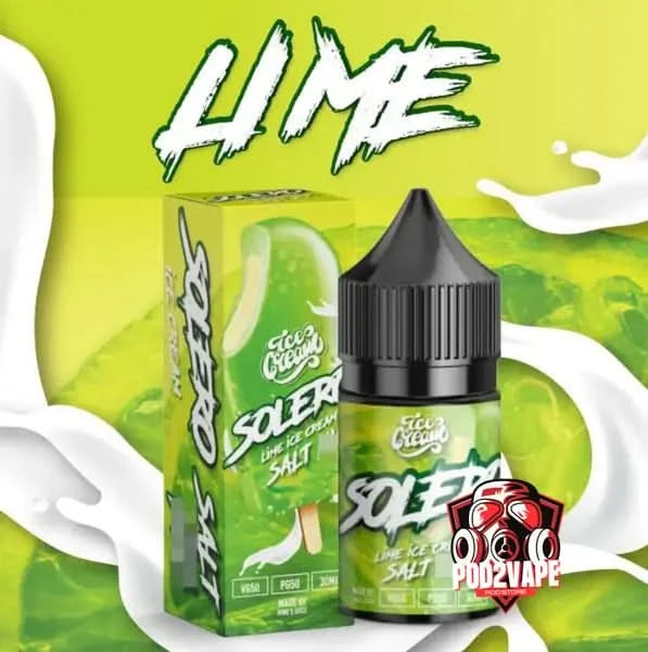 Solero ice cream salt nic lime