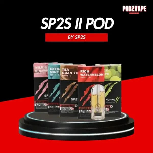 หัวพอต Sp2s ll pod flavors รุ่นใหม่ รสชาติเข้มข้น ยอดนิยมหลากหลายรสชาติ