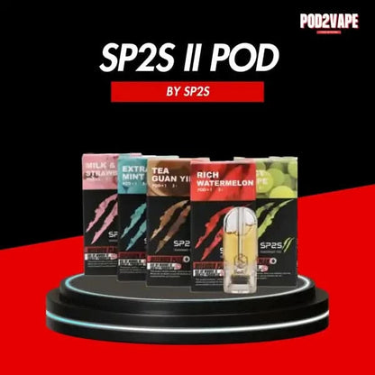 หัวพอต Sp2s ll pod flavors รุ่นใหม่ รสชาติเข้มข้น ยอดนิยมหลากหลายรสชาติ