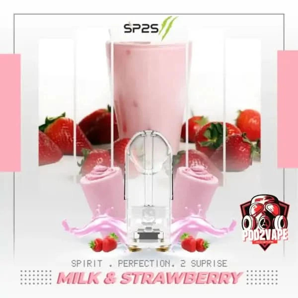 หัวพอต Sp2s ll pod milk strawberry