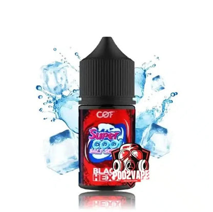 Super cool salt nic black hexx