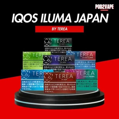 ไส้บุหรี่ไอคอส Iqos iluma terea by japan ไส้บุหรี่ระดับพรีเมี่ยม มีรสชาติเอกลักษณ์มากมาย ของแท้