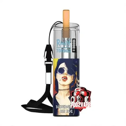 Randm tornado 10000 puffs blueberry on ice