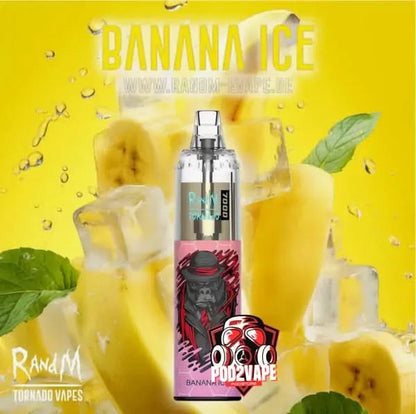Randm tornado 7000 puffs banana ice
