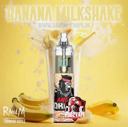 Randm tornado 7000 puffs banana milkshake