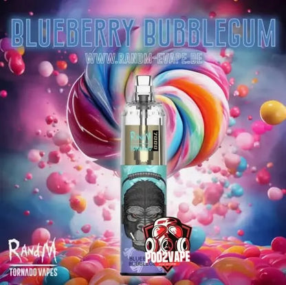Randm tornado 7000 puffs blueberry bubblegum