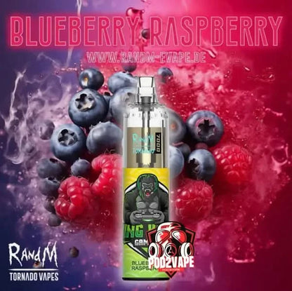 Randm tornado 7000 puffs blueberry raspberry