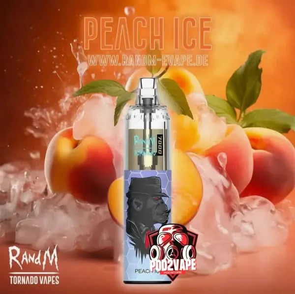 Randm tornado 7000 puffs peach ice
