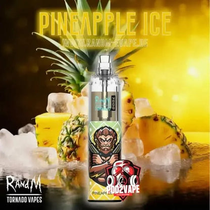 Randm tornado 7000 puffs pineapple ice
