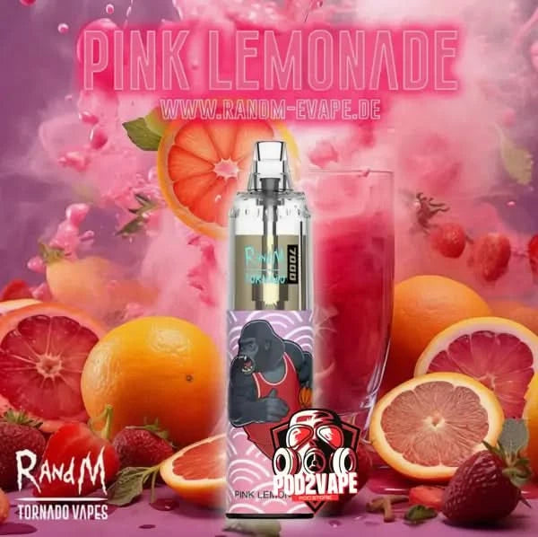 Randm tornado 7000 puffs pink lemonade