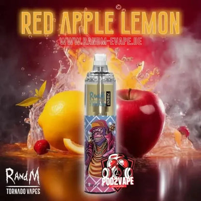 Randm tornado 7000 puffs red apple lemon