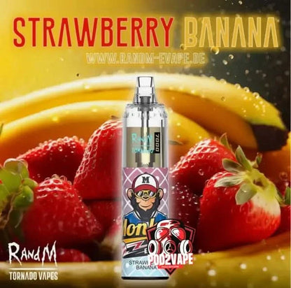 Randm tornado 7000 puffs strawberry banana