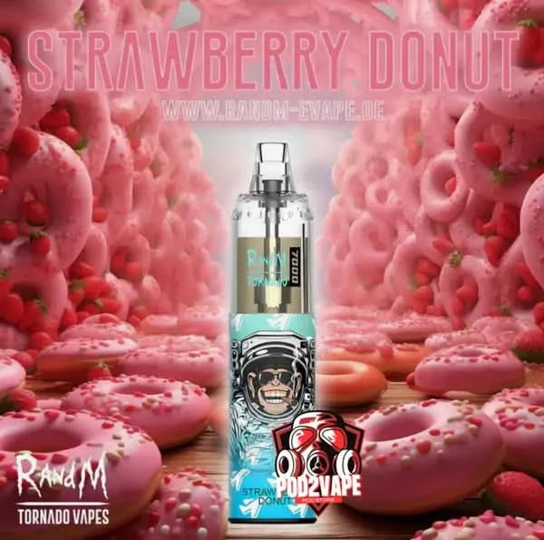 Randm tornado 7000 puffs strawberry donut