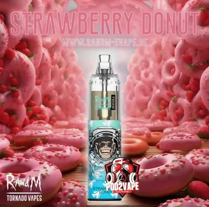 Randm tornado 7000 puffs strawberry donut