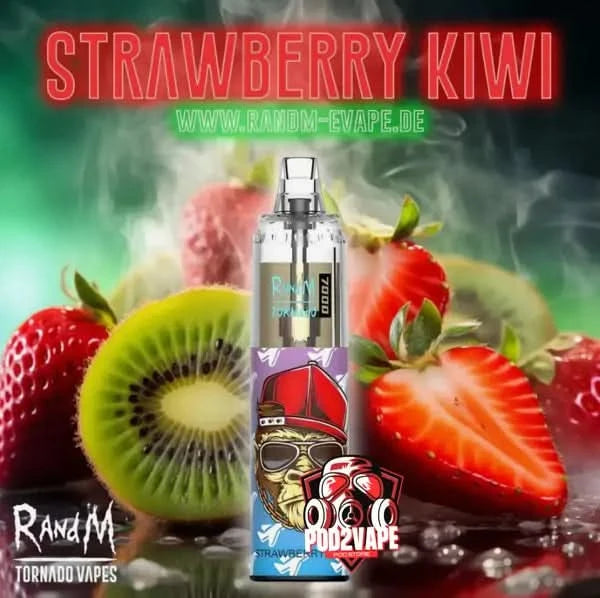 Randm tornado 7000 puffs strawberry kiwi